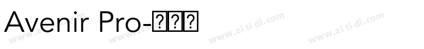 Avenir Pro字体转换 Avenir Pro字体转换